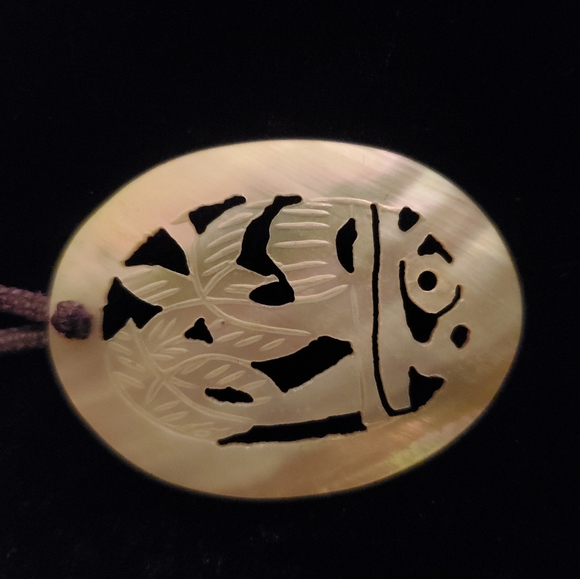 Handmade macrame jewelry set - Picture 3 of 6